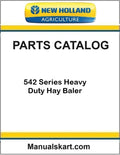 New Holland 542 Series Ford Hay Baler Pdf Parts Catalog Manual