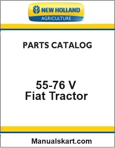 New Holland 55-76 V Fiat Tractor Pdf Parts Catalog Manual