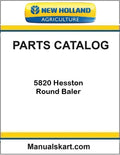 New Holland 5820 Hesston Round Baler Pdf Parts Catalog Manual