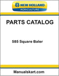 New Holland 585 Square Baler Pdf Parts Catalog Manual