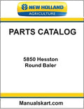 New Holland 5850 Hesston Round Baler Pdf Parts Catalog Manual