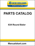 New Holland 634 Round Baler Pdf Parts Catalog Manual