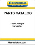 New Holland 7030L Grape Harvester Pdf Parts Catalog Manual