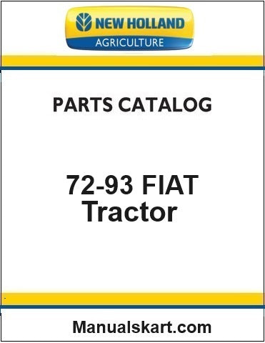 New Holland 72-93 FIAT Tractor Pdf Parts Catalog Manual