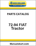 New Holland 72-94 FIAT Tractor Pdf Parts Catalog Manual