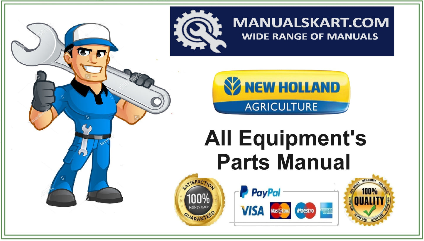 New Holland 725055016 MY17 YARD Tractor Pdf Parts Catalog Manual