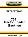 New Holland 755 Tractor Loader Backhoe Pdf Parts Catalog Manual Download