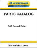 New Holland 848 Round Baler Pdf Parts Catalog Manual