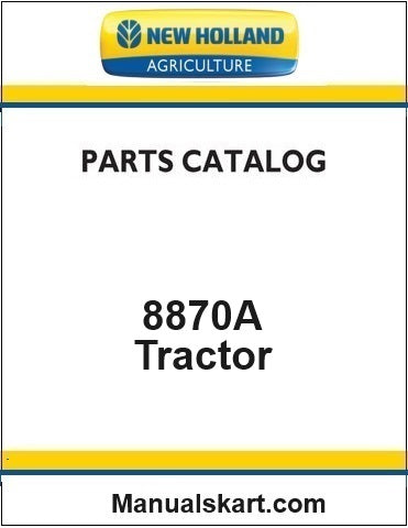 New Holland 8870A Tractor Pdf Parts Catalog Manual