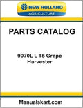 New Holland 9070L L T5 Grape Harvester Pdf Parts Catalog Manual