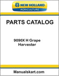 New Holland 9090X H Grape Harvester Pdf Parts Catalog Manual
