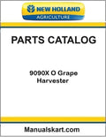 New Holland 9090X O Grape Harvester Pdf Parts Catalog Manual