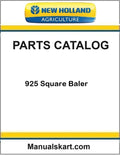 New Holland 925 Square Baler Pdf Parts Catalog Manual