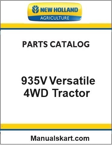 New Holland 935V Versatile 4WD Tractor Pdf Parts Catalog Manual