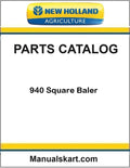 New Holland 940 Square Baler Pdf Parts Catalog Manual