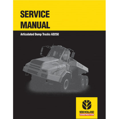 New Holland AD250 Articulated Dump Truck Pdf Repair Service Manual (p. Nb. 6045614101)