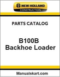 New Holland B100B Backhoe Loader Pdf Parts Manual