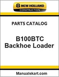 New Holland B100BTC Backhoe Loader Pdf Parts Catalog Manual Download (Tier 3)