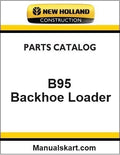 New Holland B95 Backhoe Loader Pdf Parts Manual