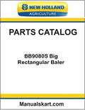 New Holland BB9080S Big Rectangular Baler Pdf Parts Catalog Manual