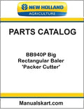 New Holland BB940P Big Rectangular Baler 'Packer Cutter' Pdf Parts Catalog Manual