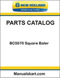 New Holland BC5070 Square Baler Pdf Parts Catalog Manual