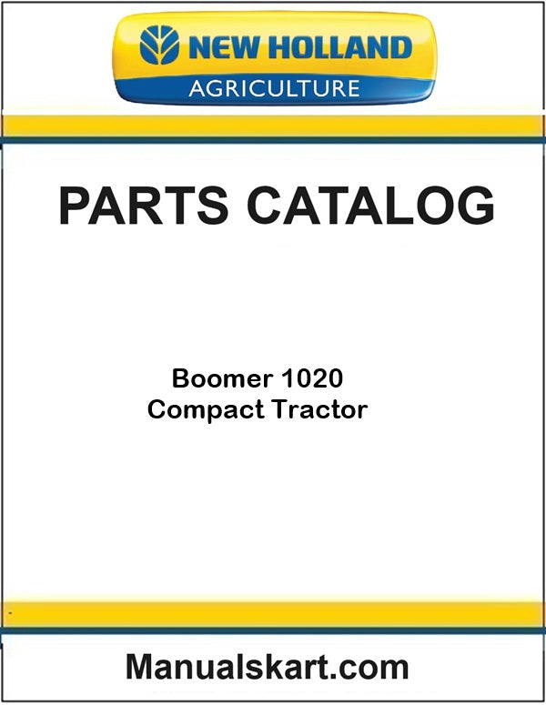 New Holland Boomer 1020 Compact Tractor Pdf Parts Catalog Manual