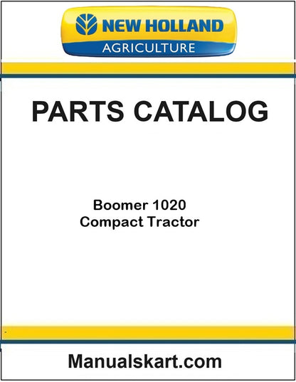 New Holland Boomer 1020 Compact Tractor Pdf Parts Catalog Manual
