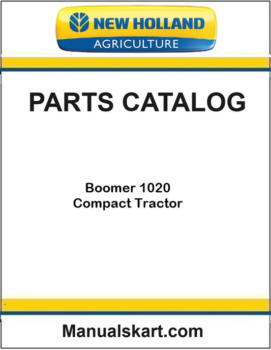 New Holland Boomer 1020 Compact Tractor Pdf Parts Catalog Manual