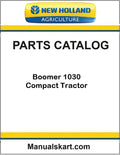 New Holland Boomer 1030 Compact Tractor Pdf Parts Catalog Manual