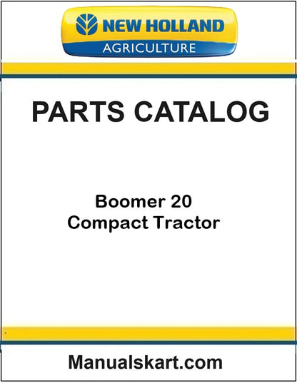 New Holland Boomer 20 Compact Tractor Pdf Parts Catalog Manual