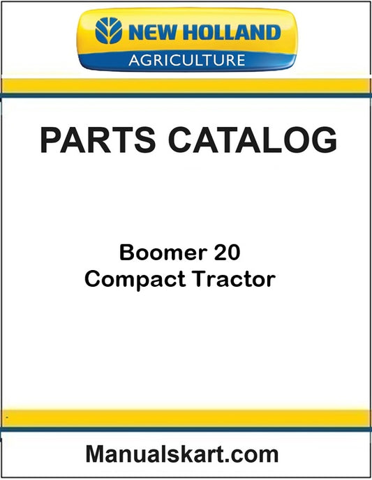 New Holland Boomer 20 Compact Tractor Pdf Parts Catalog Manual