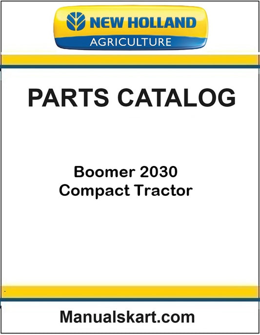 New Holland Boomer 2030 Compact Tractor Pdf Parts Catalog Manual