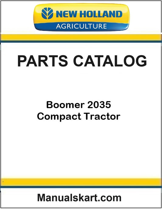 New Holland Boomer 2035 Compact Tractor Pdf Parts Catalog Manual