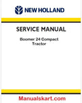 New Holland Boomer 24 Compact Tractor Pdf Repair Service Manual Na (Tier 4b final)