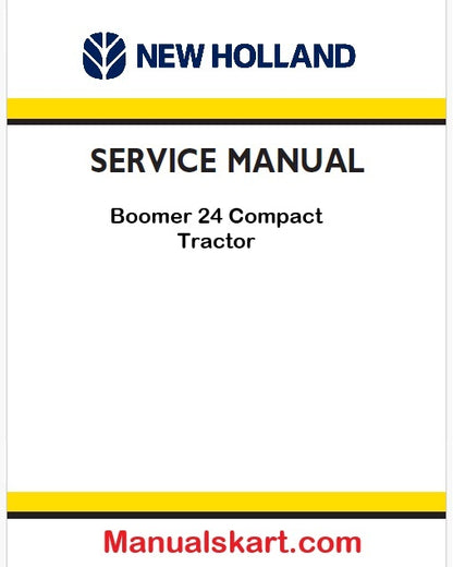 New Holland Boomer 24 Compact Tractor Pdf Repair Service Manual Na (Tier 4b final)