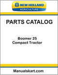 New Holland Boomer 25 Compact Tractor Pdf Parts Catalog Manual