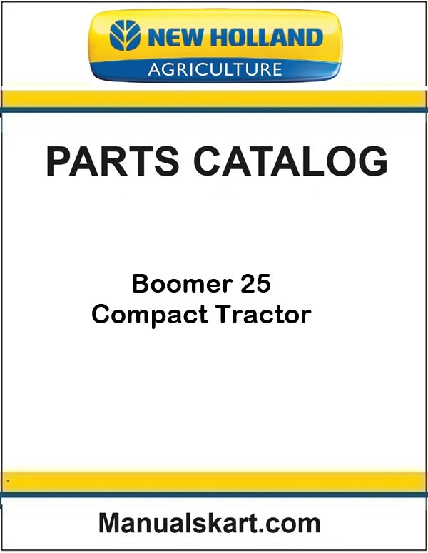 New Holland Boomer 25 Compact Tractor Pdf Parts Catalog Manual