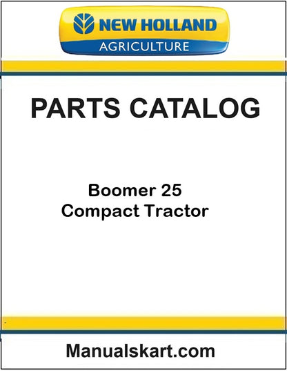 New Holland Boomer 25 Compact Tractor Pdf Parts Catalog Manual