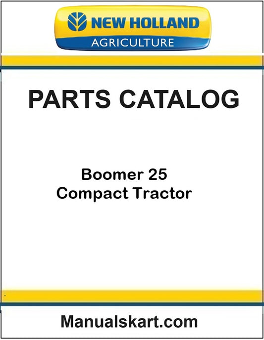 New Holland Boomer 25 Compact Tractor Pdf Parts Catalog Manual