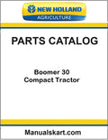 New Holland Boomer 30 Compact Tractor Pdf Parts Catalog Manual