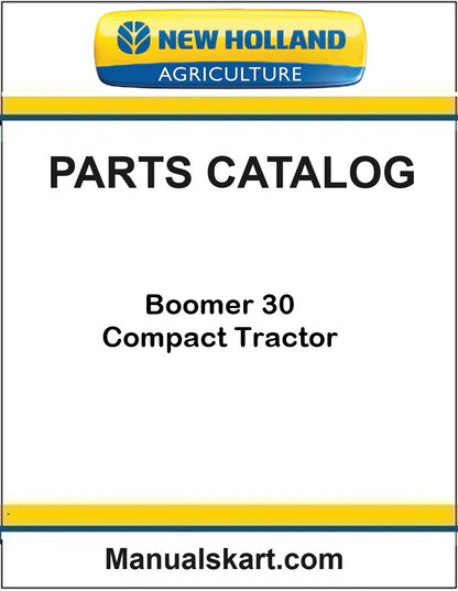 New Holland Boomer 30 Compact Tractor Pdf Parts Catalog Manual