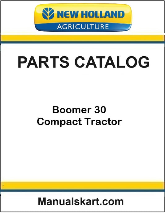 New Holland Boomer 30 Compact Tractor Pdf Parts Catalog Manual