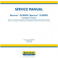 New Holland Boomer 30 Rops, Boomer 35 Rops Compact Tractor Pdf Repair Service Manual Eu (p. Nb. 47916997)