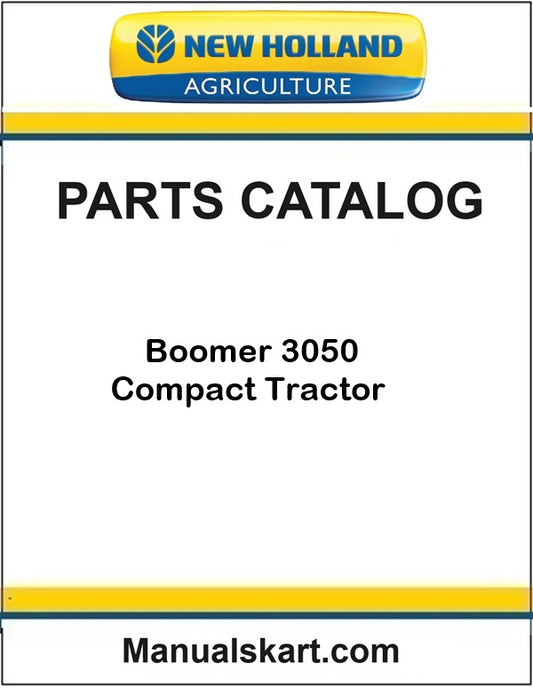 New Holland Boomer 3050 Compact Tractor Pdf Parts Catalog Manual