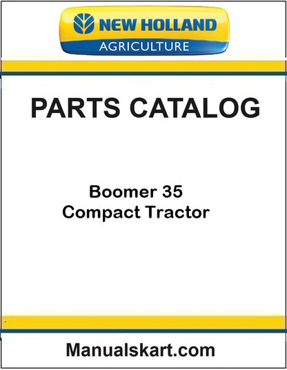 New Holland Boomer 35 Compact Tractor Pdf Parts Catalog Manual