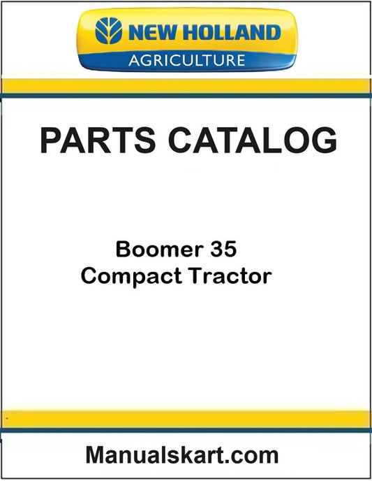 New Holland Boomer 35 Compact Tractor Pdf Parts Catalog Manual