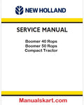 New Holland Boomer 40 Rops Boomer 50 Rops Compact Tractor Pdf Repair Manual