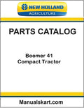 New Holland Boomer 41 Compact Tractor Pdf Parts Catalog Manual