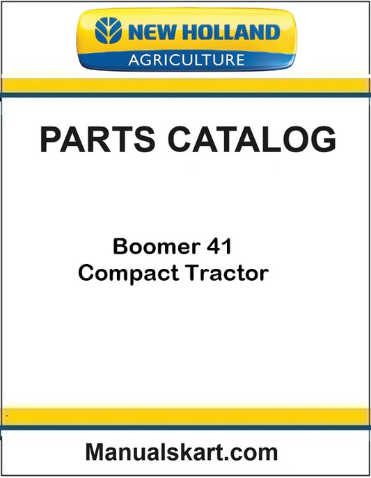 New Holland Boomer 41 Compact Tractor Pdf Parts Catalog Manual
